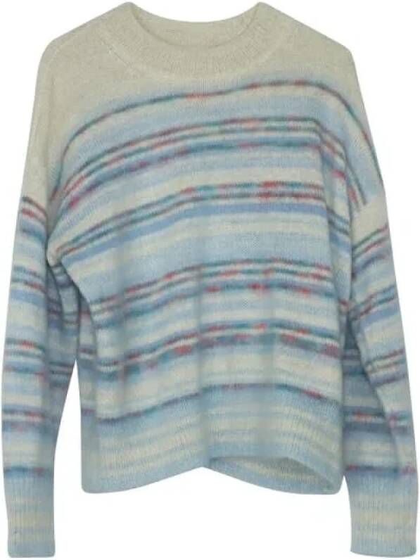 Isabel Marant Pre-owned Gatliny Alpaca Blend Sweater Blauw Dames