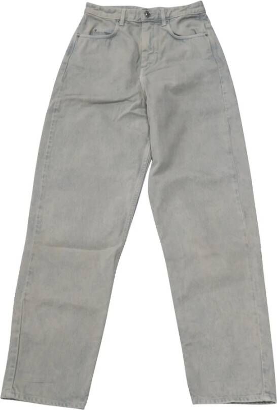 Isabel Marant Pre-owned High-Rise Jeans in Cotton Denim Blauw Dames