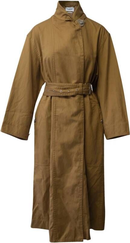 Isabel Marant Pre-owned Isabel Marant Étoile Peter Trench Coat in bruin katoen Bruin Dames