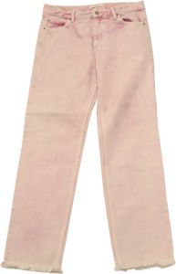 Isabel Marant Pre-owned Isabel Marant Etoile Vintage Style Acid Wash Jeans in Pink Cotton Roze Dames