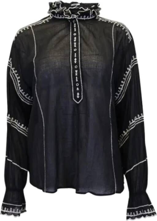 Isabel Marant Pre-owned Lauryn Button-Up Blouse Zwart Dames