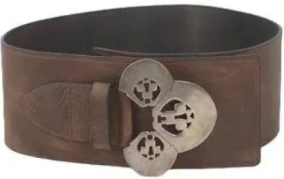 Isabel Marant Pre-owned Leather belts Bruin Dames