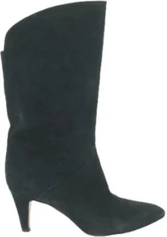 Isabel Marant Pre-owned Leather boots Zwart Dames
