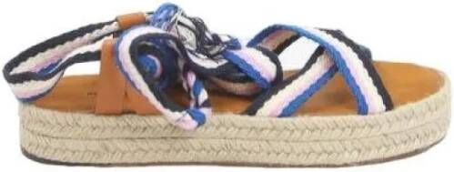 Isabel Marant Pre-owned Leather sandals Blauw Dames
