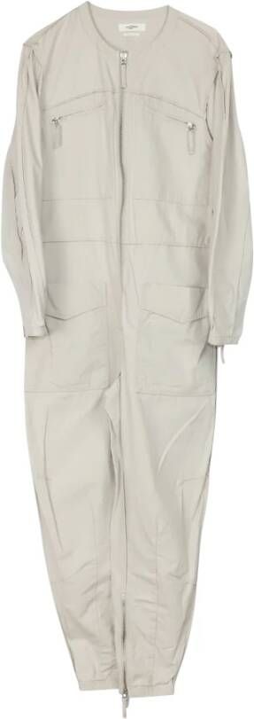 Isabel Marant Pre-owned Leiko Jumpsuit in Cotoon Beige Dames