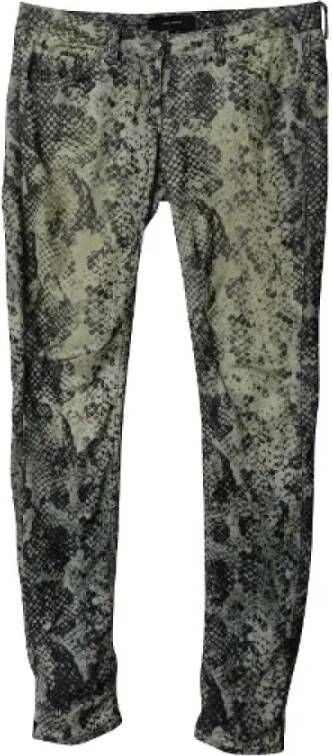 Isabel Marant Pre-owned Multicolor Snakeskin Patroon Jeans Meerkleurig Dames
