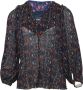 Isabel Marant Pre-owned Polyester Blouse met Bloemenprint Meerkleurig Dames - Thumbnail 1