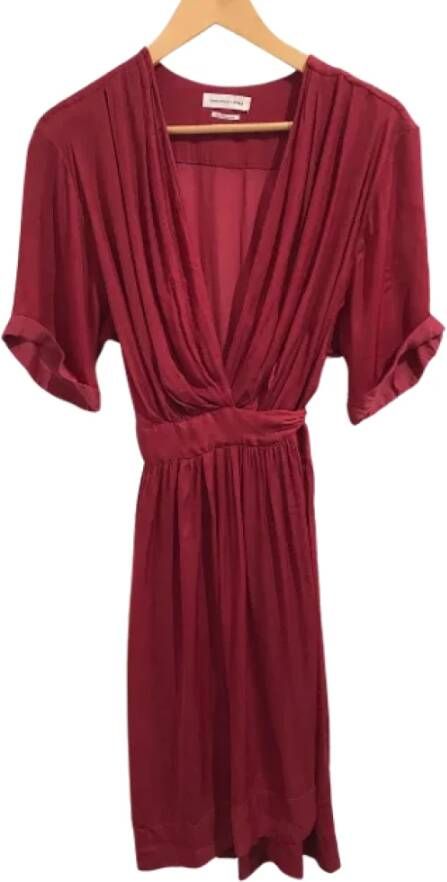 Isabel Marant Pre-owned Polyester dresses Roze Dames