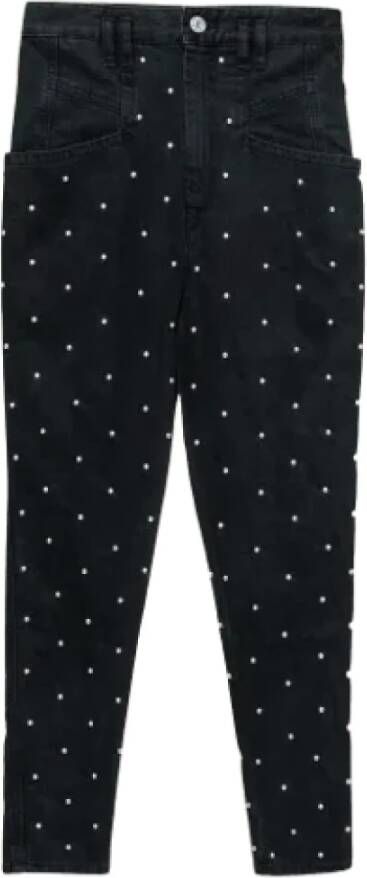 Isabel Marant Pre-owned Cotton jeans Zwart Dames