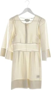 Isabel Marant Pre-owned Pre-owned Linen dresses Wit Dames