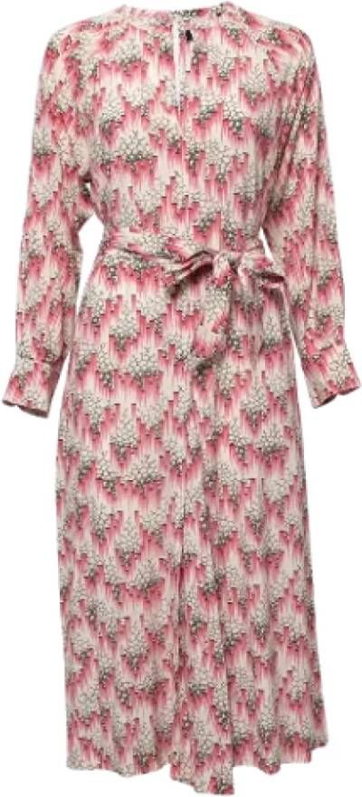 Isabel Marant Pre-owned Silk dresses Roze Dames
