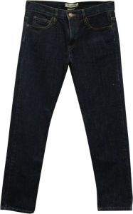 Isabel Marant Pre-owned Pre-owned Straight Leg Pants in Cotton Denim Blauw Dames