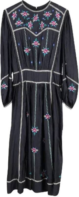 Isabel Marant Pre-owned Silk dresses Zwart Dames