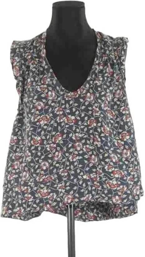 Isabel Marant Pre-owned Silk tops Blauw Dames
