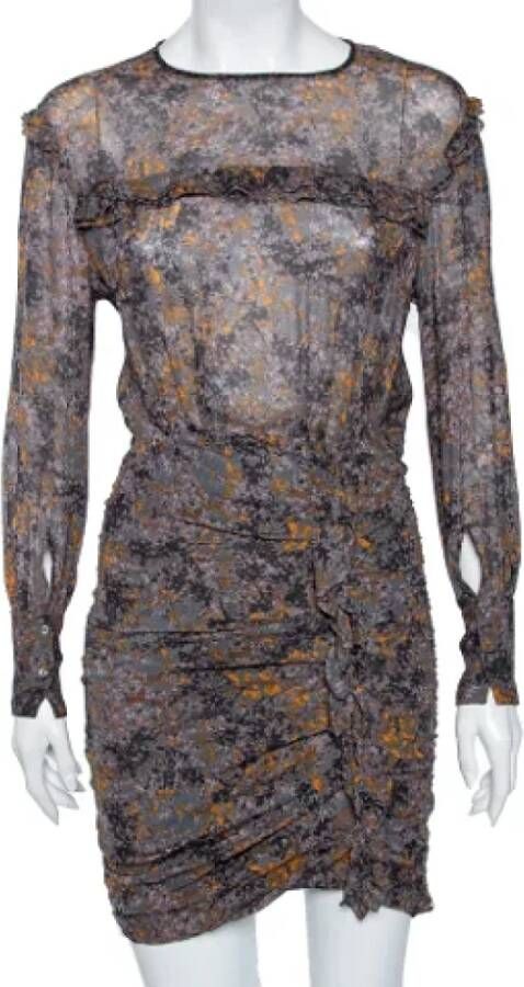 Isabel Marant Pre-owned Stijlvolle Multicolor Bedrukte Jurk Meerkleurig Dames