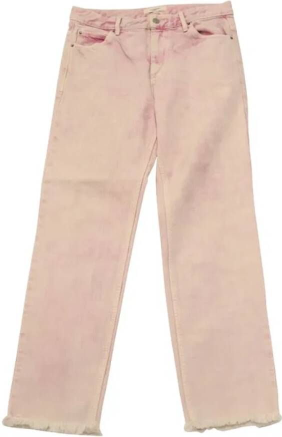Isabel Marant Pre-owned Tweedehands katoenen spijkerbroek Roze Unisex