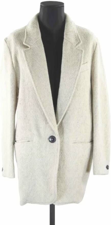 Isabel Marant Pre-owned Wool outerwear Beige Dames