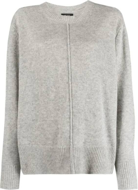 Isabel marant Round-neck Knitwear Grijs Dames