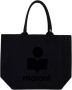 Isabel marant Zwarte Katoenen Tote Tas met Magnetische Sluiting Black Dames - Thumbnail 2