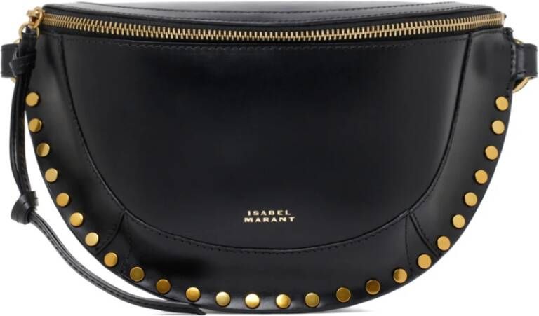 Isabel marant Zwarte tas met gouden details Black Dames