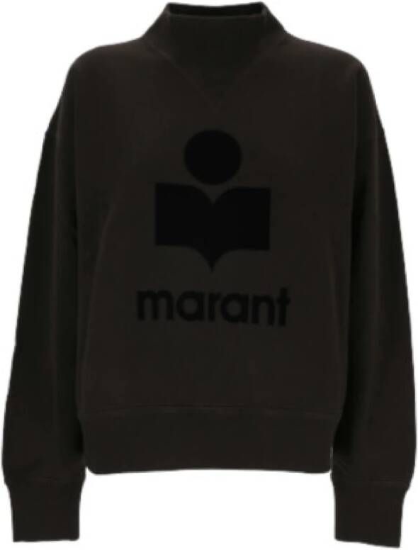Isabel Marant Étoile Zachte Katoenen Sweatshirt voor Dames Black Dames