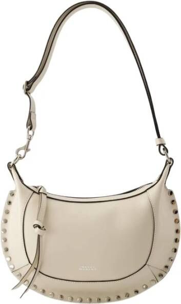 Isabel marant Witte Leren Crossbody Tas Oskan Moon Gz White Dames