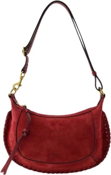 Isabel marant Witte Leren Crossbody Tas Oskan Moon Wit Dames