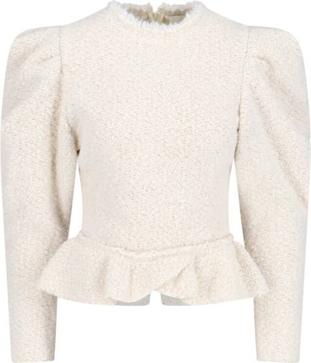 Isabel marant Witte Sweaters Top Maglia White Dames