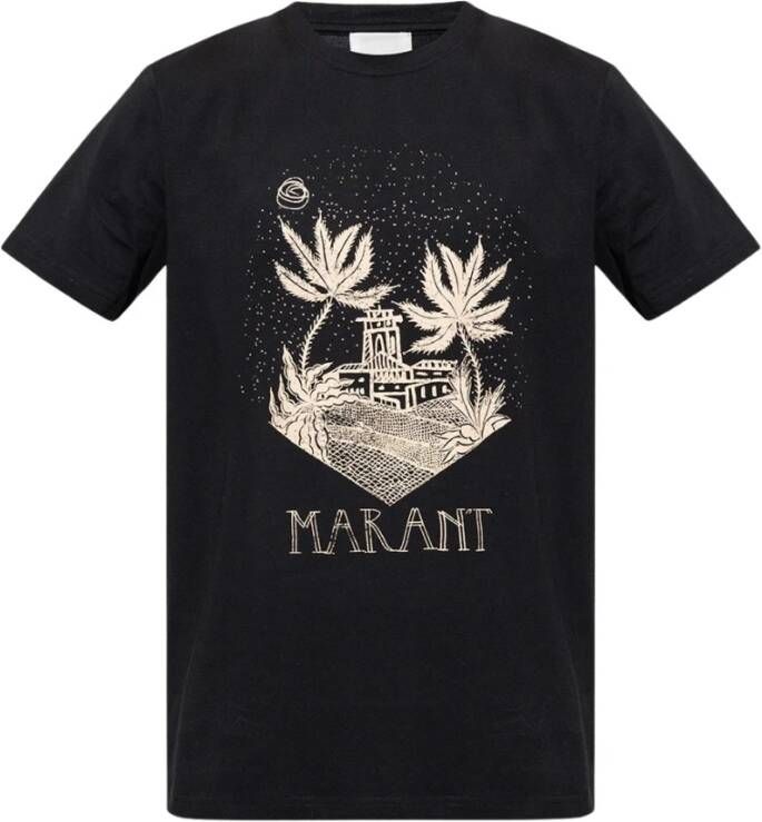 Isabel marant Zafferh T-shirt Zwart Heren