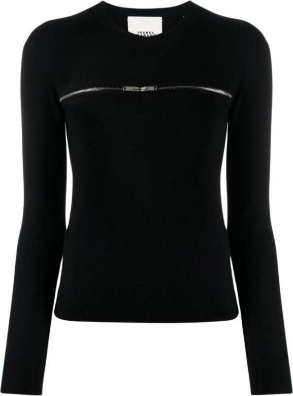 Isabel marant Zwarte Sweatshirts voor Dames Aw23 Zwart Dames