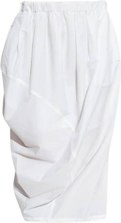 Issey Miyake Asymmetrische rok Wit Dames