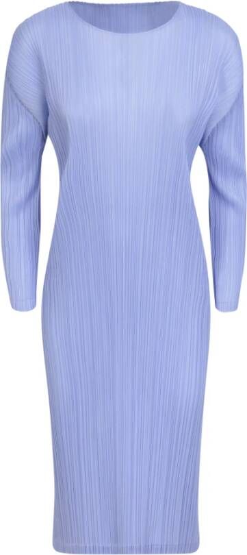 Issey Miyake Midi Dresses Blauw Dames
