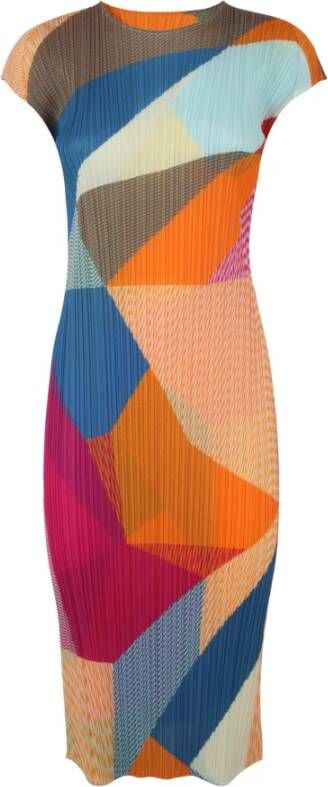 Issey Miyake Midi Dresses Meerkleurig Dames