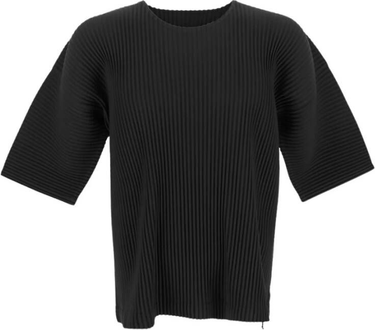 Issey Miyake T-Shirts Zwart Heren