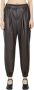 Issey Miyake Leather Trousers Brown Dames - Thumbnail 3