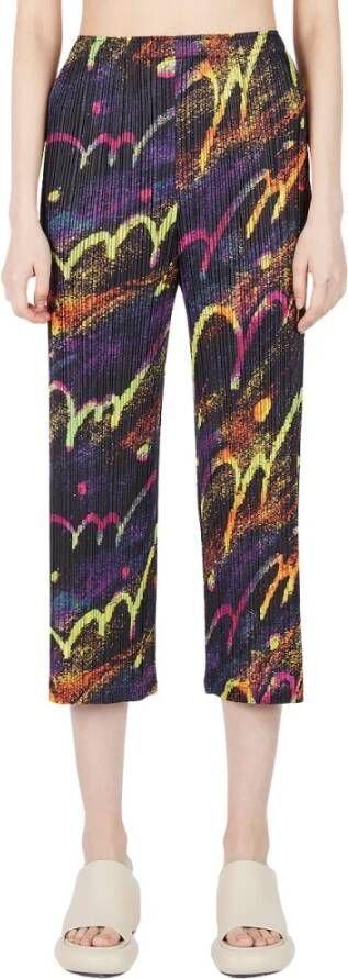 Issey Miyake Trousers Paars Dames