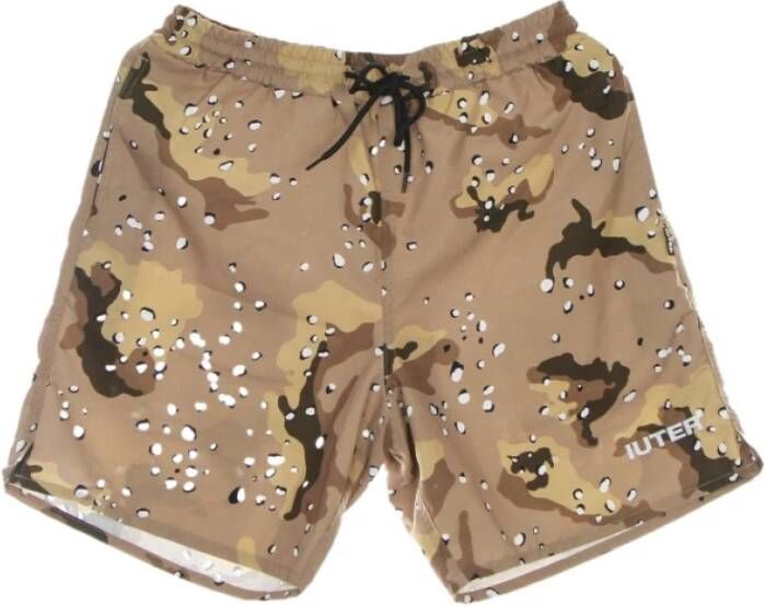 Iuter Bermuda Swimwear Choco Chips Boardshort Beige Heren