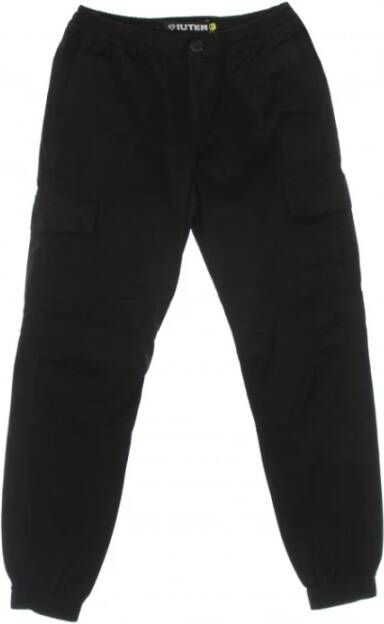 Iuter broek lading jogger Zwart Heren