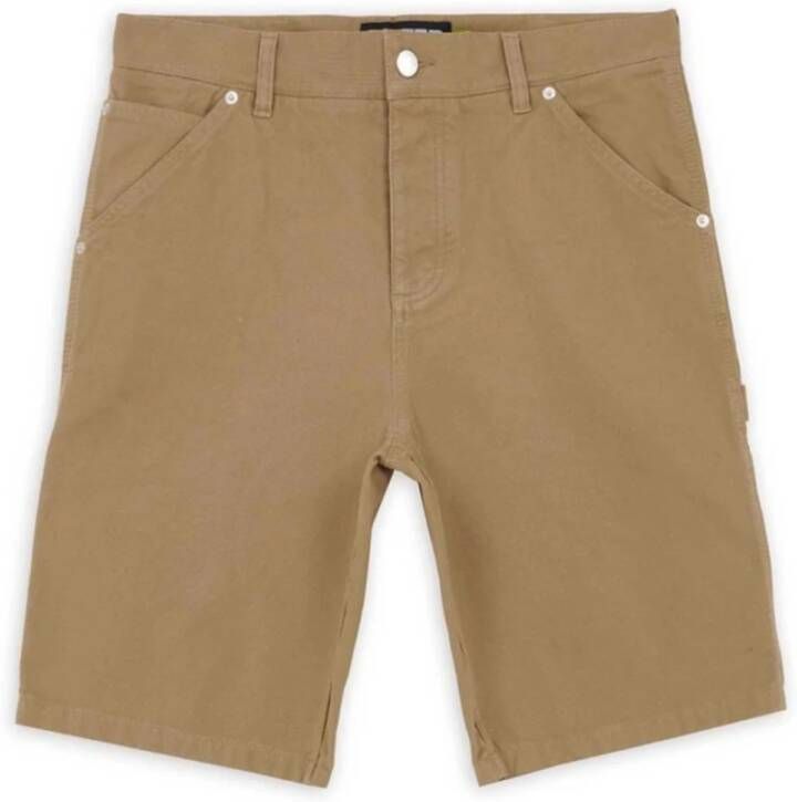Iuter Aarde Korte Timmerman Broek Beige Heren