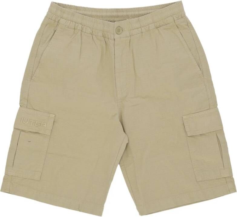 Iuter Casual Shorts Beige Heren