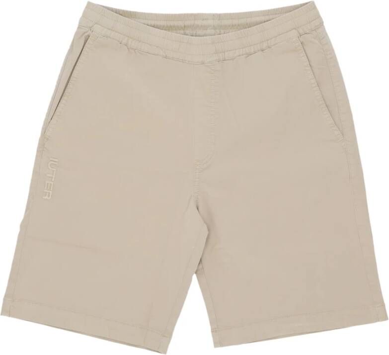 Iuter Casual Shorts Beige Heren