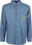 Iuter Denim Shirts Blauw Heren - Thumbnail 1