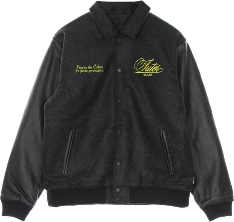 Iuter Family Varsity Jacket Zwart Heren