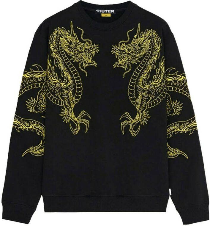 Iuter Felpa 22Wisc24-Black Nero Taglie abbigliamento: M Zwart Heren