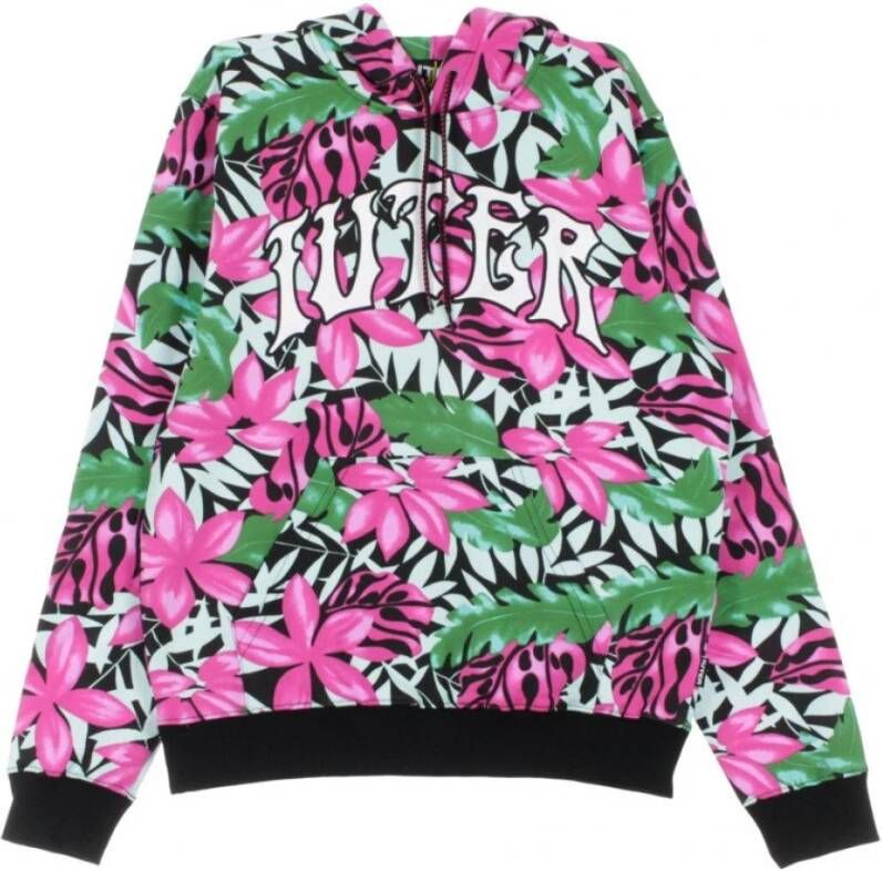 Iuter Griffin Floral hoodie Roze Heren