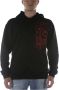 Iuter Zwarte Skull Hoodie met Lange Mouwen Black Heren - Thumbnail 3