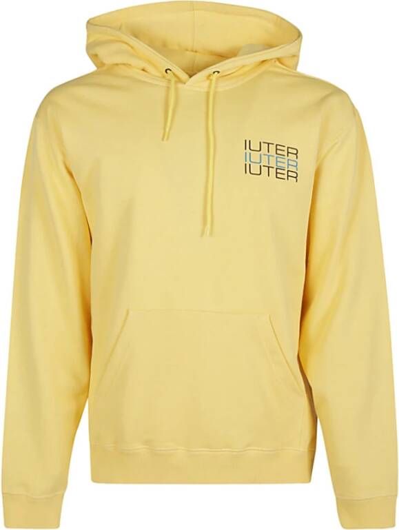 Iuter Hoodies Yellow Heren