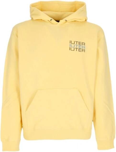 Iuter Hoodies Yellow Heren