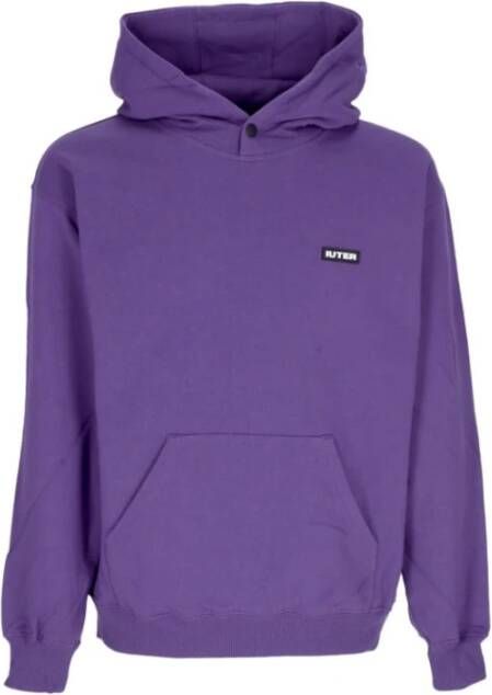 Iuter Hoodies Purple Heren