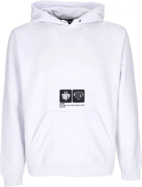 Iuter Hoodie White Heren